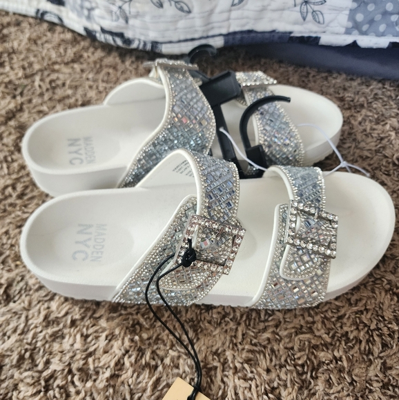 Madden NYC Bling Sandals 7.5 - Picture 1 of 10